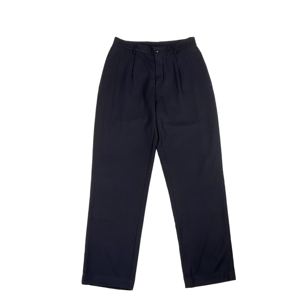 Ted Baker Pants 34x32 Blue Pleated Elastic Waist Wool Blend Scout Franklin NWOT